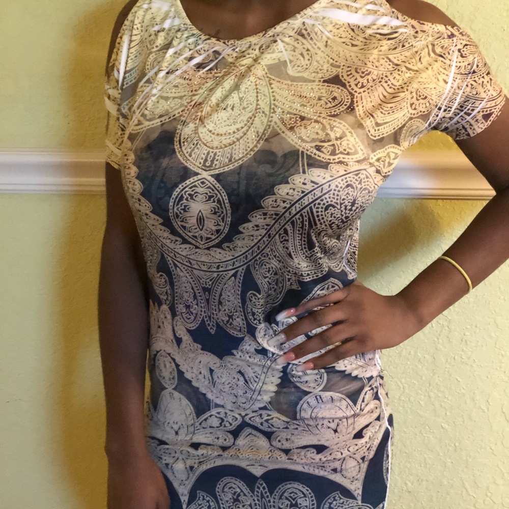 MOSIAC BODYGLOVE DRESS - Picture 2 of 8